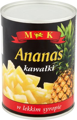 MK Ananas kawałki w lekkim syropie