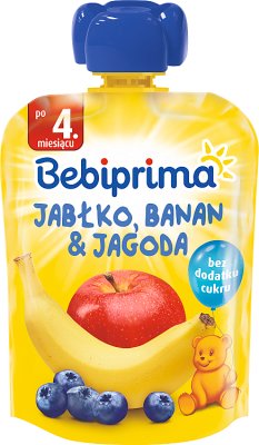 Bebiprima Mousse fruchtiger Apfel, Banane und Beeren