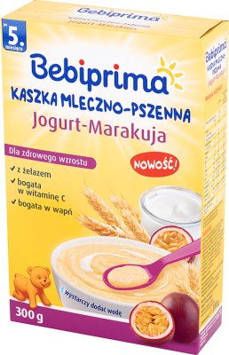 Bebiprima Kaszka mleczno-pszenna Jogurt - Marakuja