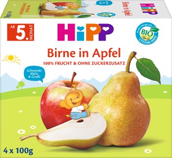 HiPP Äpfel-Birnen BIO 4x100 g