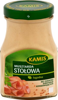 Kamis Mustard table gently