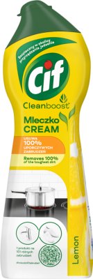 Cif Cream Mleczko do czyszczenia z mikrokryształkami Lemon