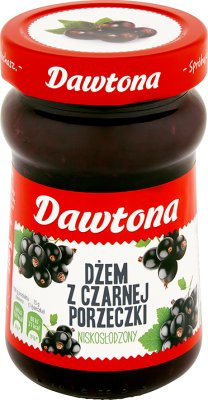 Dawtona schwarze Johannisbeere Marmelade mit niedrigem Zucker