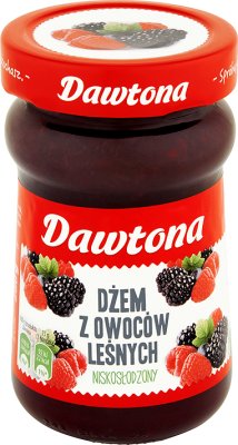 Dawtona Marmelade mit wenig Zucker Früchte des Waldes