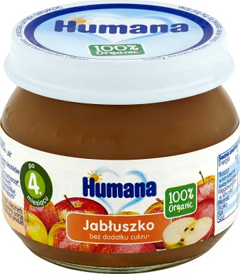 Humana 100% Organic deserek jabłuszko