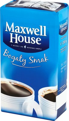 El rico sabor de Maxwell House café molido