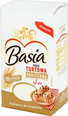 Basia Mąka tortowa orkiszowa  typ 450