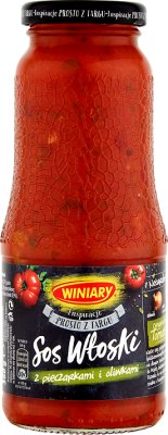 Winiary salsa italiana con champiñones y aceitunas