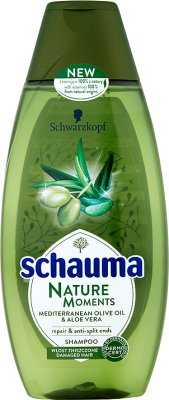 Schauma Shampoo Natur Moments Mittelmeer Olivenöl und Aloe Vera Wiederaufbau