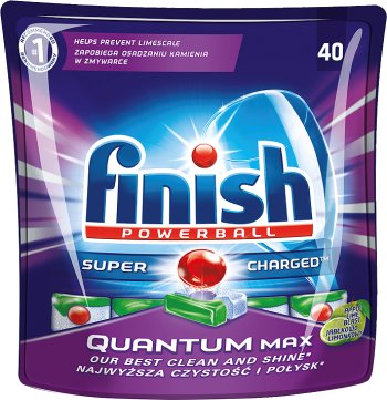 Finish Quantum Max apple and lime Tablets for dishwashers
