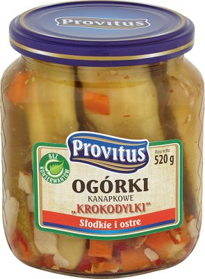 PROVITUS Gurken Sandwich „Krokodilklemme“