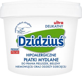 Dzidziuś hipoalergiczne płatki mydlane do prania