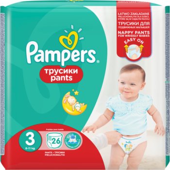 Брюки Pampers Подгузники 3 Midi 6-11 кг