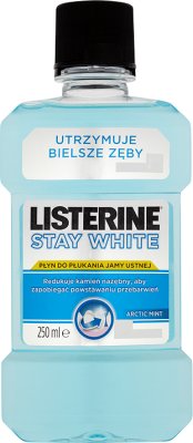 Listerine Aufenthalt Weiß Mouthwash Mund