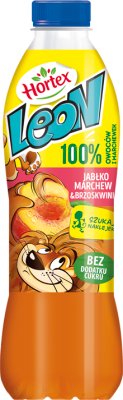 Hortex Leon Koktajl owocowy jabłko marchew brzoskwinia