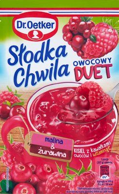 Dr.Oetker Sweet Moment Kisel Fruit Raspberry & Cranberry Duet