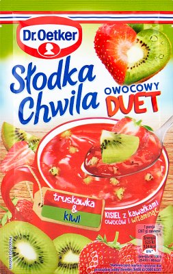 Dr.Oetker Sweet Moment Kisel Fruit Strawberry & Kiwi Duet