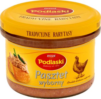 Drosed Pate köstlich Huhn und Schwein