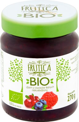 BIO Frutica с низким содержанием сахара варенье с плодами леса