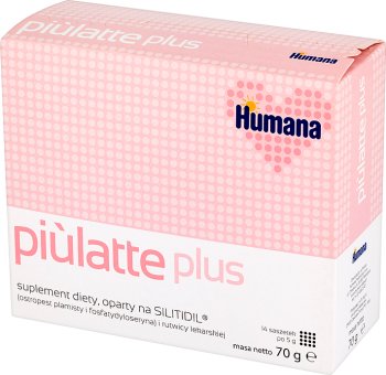 Humana Piulatte Plus dietary supplement for breastfeeding mothers
