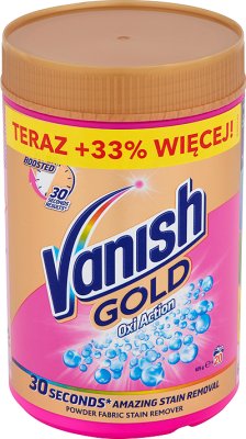 Vanish Gold Oxi Action Odplamiacz do tkanin w proszku
