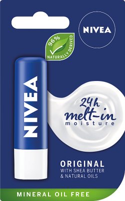Nivea Pielęgnacyjna pomadka do ust Original Care