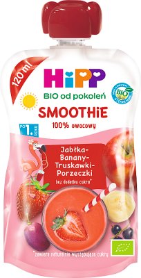 HiPP Smoothie Jabłka-Banany-Truskawki-Porzeczki BIO