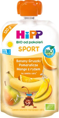 HiPP Sport Bananas-Pears-Oranges-Mango with BIO rice