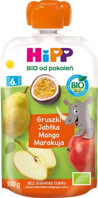 HiPP Pears-Apples-Mango-Passion fruit BIO