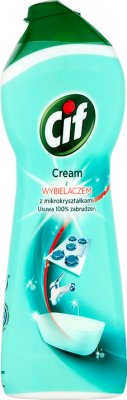 Cif Cream Mleczko do czyszczenia z wybielaczem z mikrokryształkami