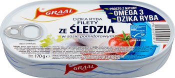 Graal Filety ze śledzia w sosie pomidorowym