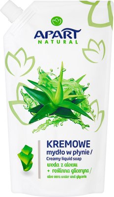 Apart Natural Cream Liquid Soap with Aloe Vera + Vegetable Glycerin