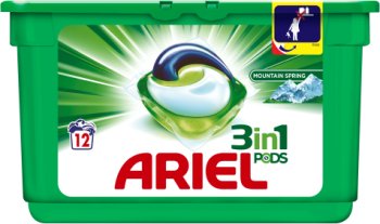 Ariel 3in1 Laundry Capsule Mountain Spring