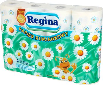 Regina papel higiénico manzanilla 3-capa