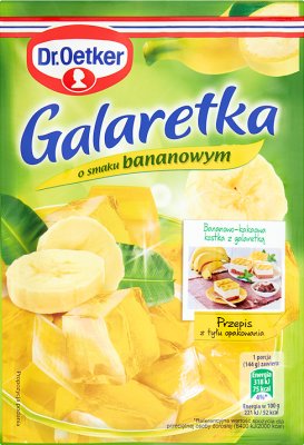 Dr. Oetker Bananengeschmack Gelee