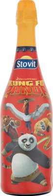 Kung Fu Panda Stovit kohlensäurehaltiges Getränk für Kinder mit Erdbeergeschmack