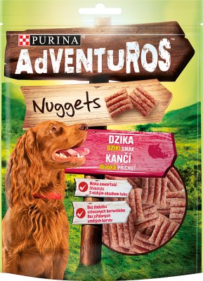 Purina Adventuros Nuggets o smaku dzika.Uzupełniająca karma dla dorosłych psów