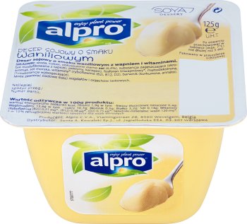 postre Alpro soja con sabor a vainilla