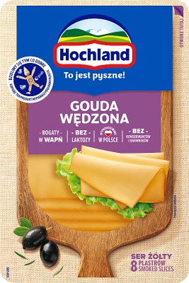 Сыр Hochland нарезанный Копченая Гауда Без лактозы