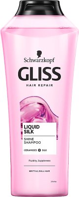 Gliss Kur Liquid Silk Shampoo for matte and brittle hair