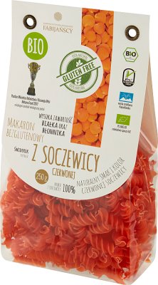 Fabijańscy Makaron Bezglutenowy z Soczewicy czerwonej BIO