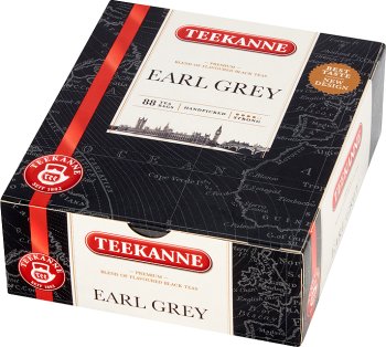 Teekanne Earl Gray Flavored black tea with a bergamot flavor