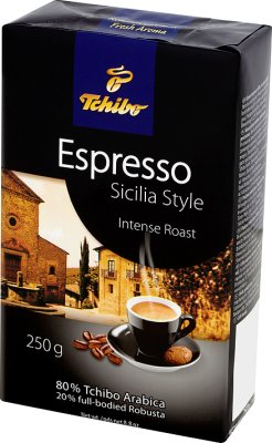 Tchibo Espresso Sicilia Art Intensive Geröstete Kaffee geröstet, gemahlen