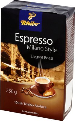 Estilo Tchibo Espresso Milano elegante café tostado tostado, molido