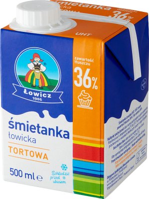 Łowicka śmietanka tortowa 36% UHT