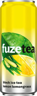 FuzeTea aus schwarzen Tee-Extrakt und Zitronengras mit Zitronengeschmack trinken