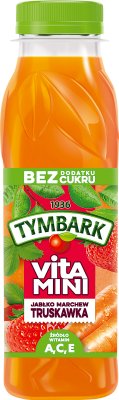 Tymbark Vitamini jugo de fresa, zanahoria, manzana