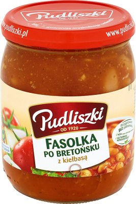 Pudliszki Тушеная фасоль с колбасой