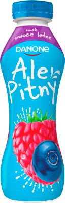 Danone ale Pitny. Yoghurt drink. Forest fruits