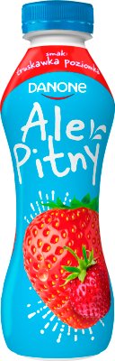 Danone ale Pitny Strawberry yogurt strawberry